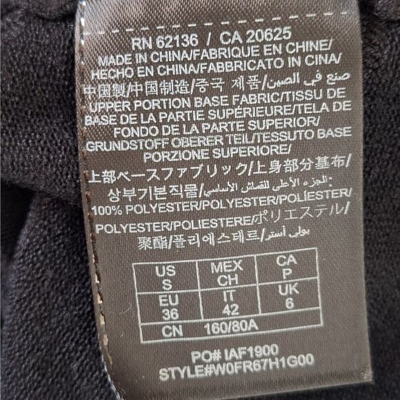 Guess Womens Sequin Mini Dress Black Sleeveless Textured Bodycon Cocktail Small - Picture 8 of 10